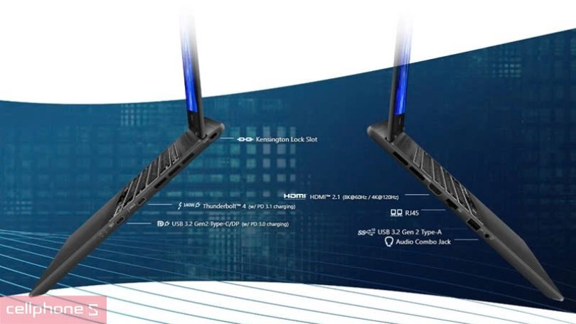 Kết nối laptop MSI Prestige 14 AI Studio C1UDXG-058VN