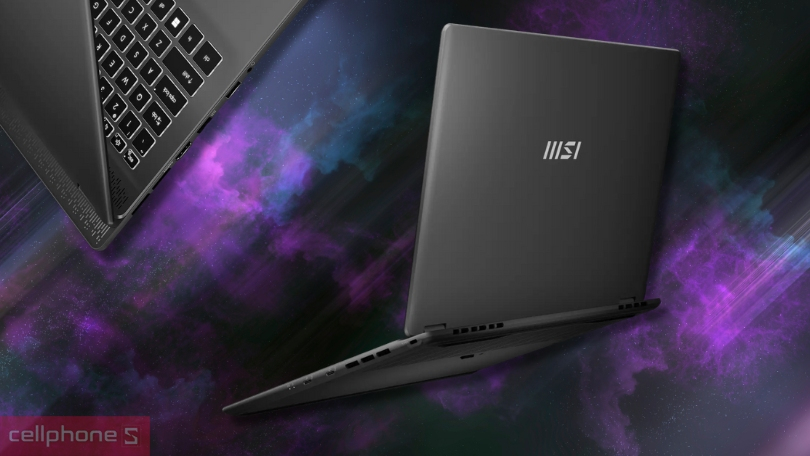 MSI Prestige 14 thiết kế cao cấp, sang trọng Thiết kế laptop MSI Prestige 14