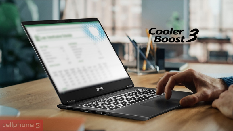 MSI Prestige 14 có khả năng bảo mật cao Khả năng bảo mật của MSI Prestige 14