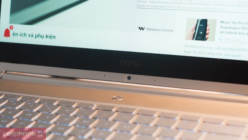 MSI Prestige có dung lượng pin cao Dung lượng pin MSI Prestige