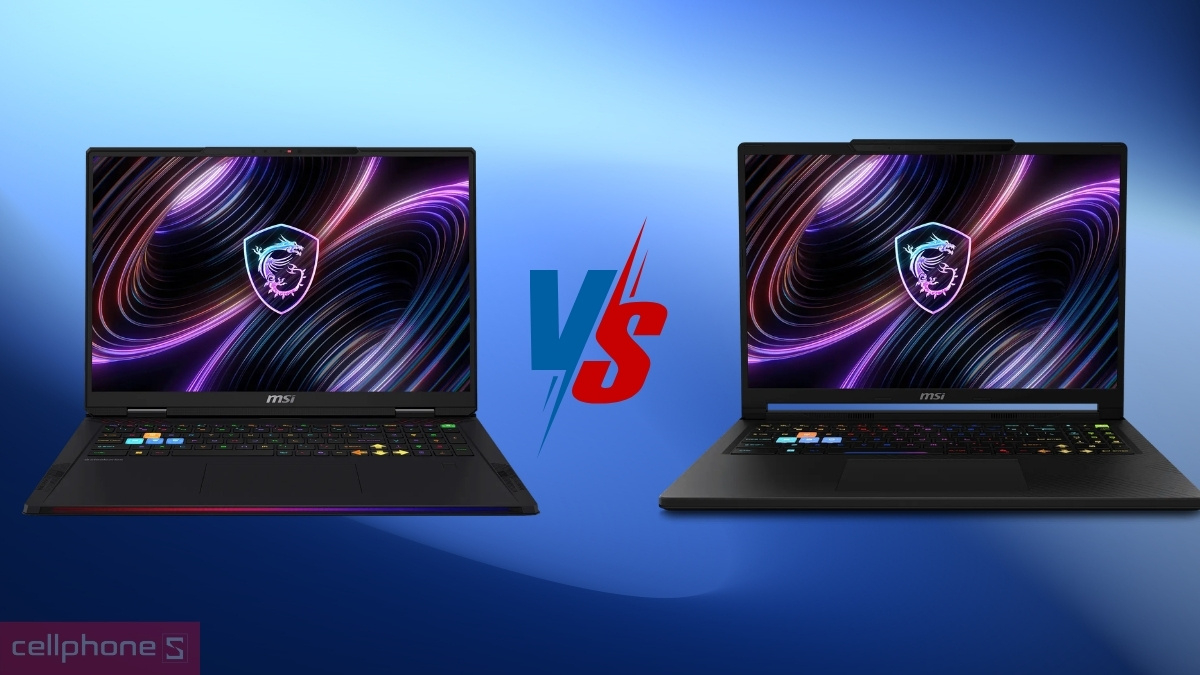 MSI Raider 16 và Raider 18 với cấu hình khác nhau