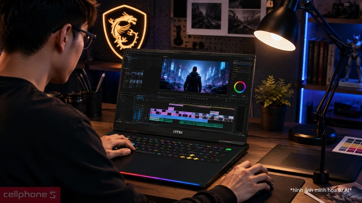 MSI Raider phù hợp nhu cầu gaming và công việc chuyên sâu