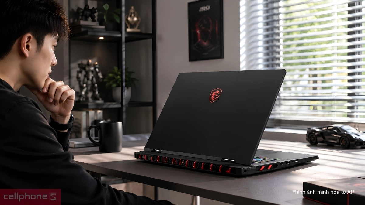 MSI Raider thiết kế chắc chắn, phù hợp nhu cầu sử dụng cố định