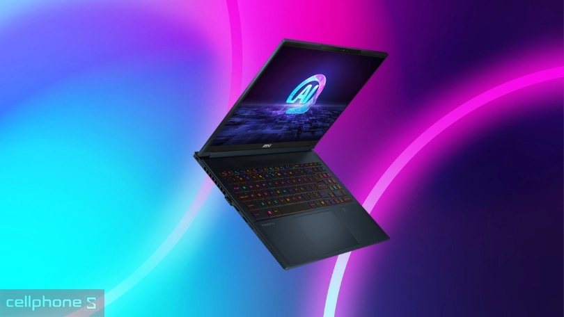 Thiết kế laptop MSI Stealth 16 AI Studio A1VGG-240VN