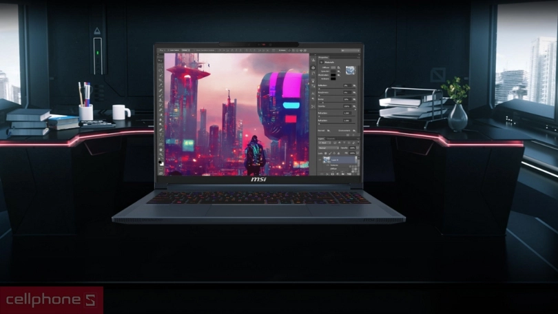 Màn hình laptop MSI Stealth 16 AI Studio A1VGG-240VN