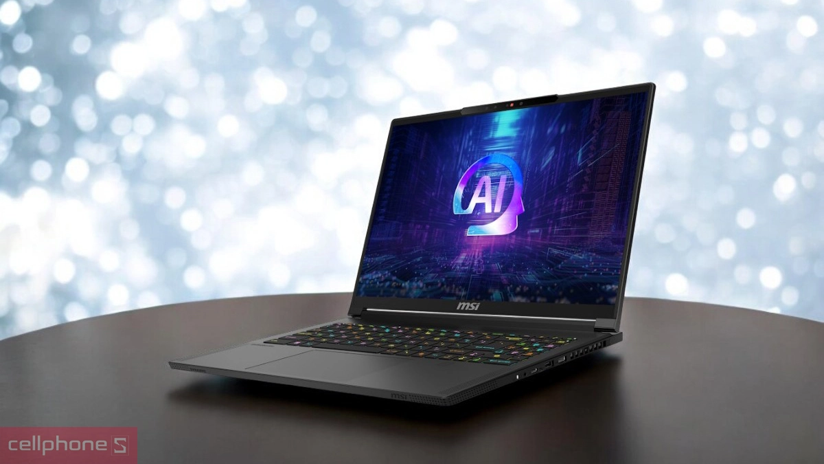 CPU, card màn hình của laptop MSI Stealth A16 AI+ A3XWFG-018VN Ryzen AI 9