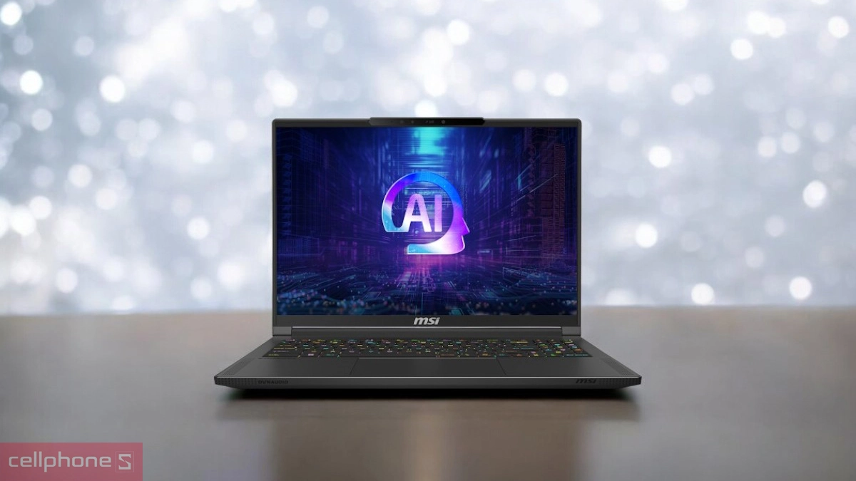 Thiết kế laptop MSI Stealth A16 AI+ A3XWFG-018VN Ryzen AI 9