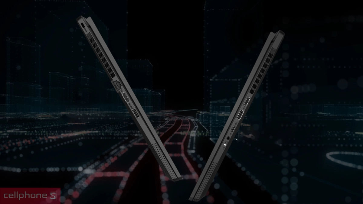 Pin, cổng kết nối của laptop MSI Stealth A16 AI+ A3XWFG-018VN Ryzen AI 9