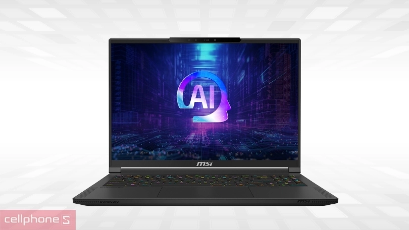 AI trên laptop MSI Stealth A16 AI+ A3XWHG-085VN Ryzen AI 9