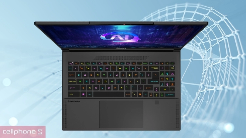 Pin, cổng kết nối của laptop MSI Stealth A16 AI+ A3XWHG-085VN Ryzen AI 9laptop MSI Stealth A16 AI+ A3XWHG-085VN Ryzen AI 9