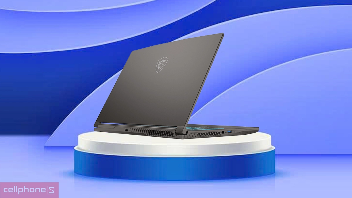 Pin, cổng kết nối của laptop MSI Gaming Thin 15 B13UC-3247VN