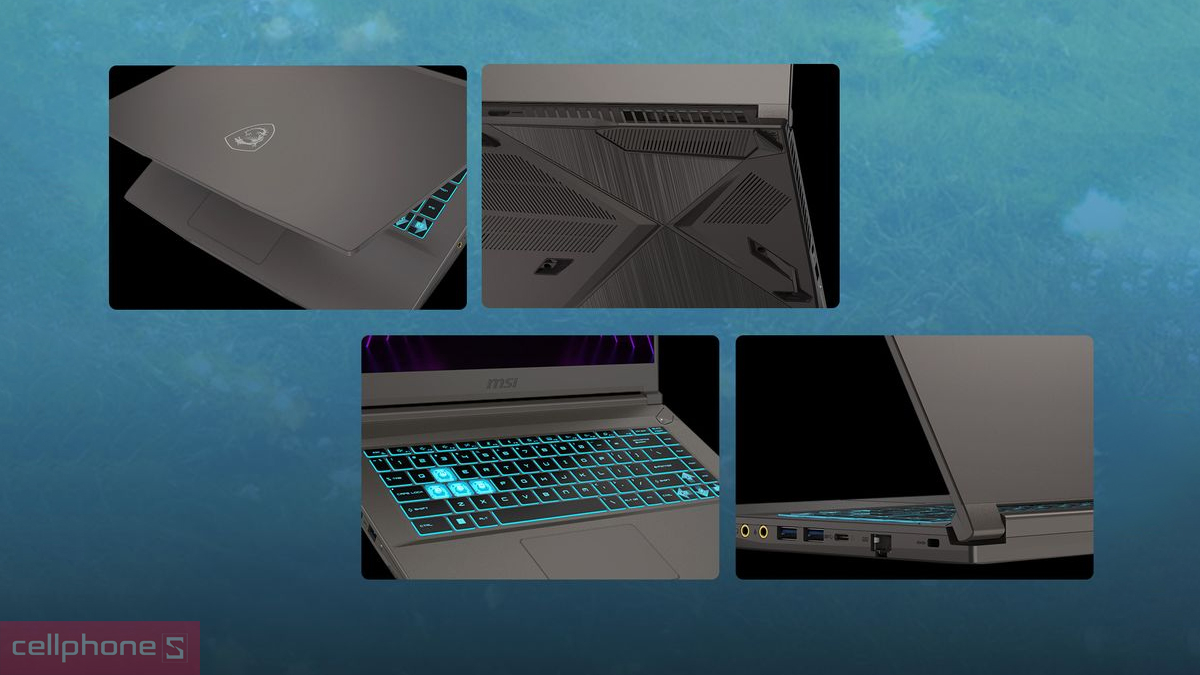 MSI Thin 15 mang ngôn ngữ thiết kế hiện đại