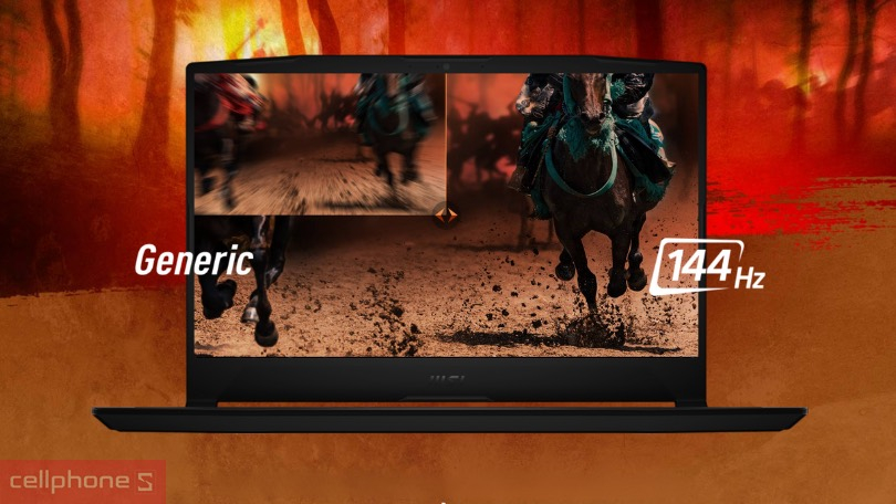 Màn hình của chiếc MSI GF Series Màn hình MSI GF Series