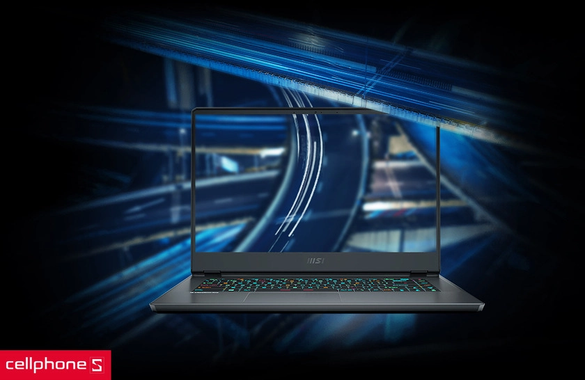 Thiết kế laptop MSI Gaming ấn tượng