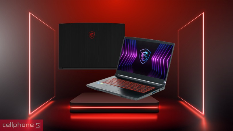 Thiết kế laptop MSI Gaming GF63 12UC-887VN