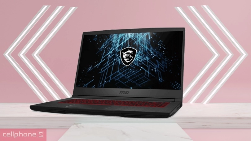 Đánh giá thiết kế Laptop MSI Gaming GF63 Thin 11SC-665VN