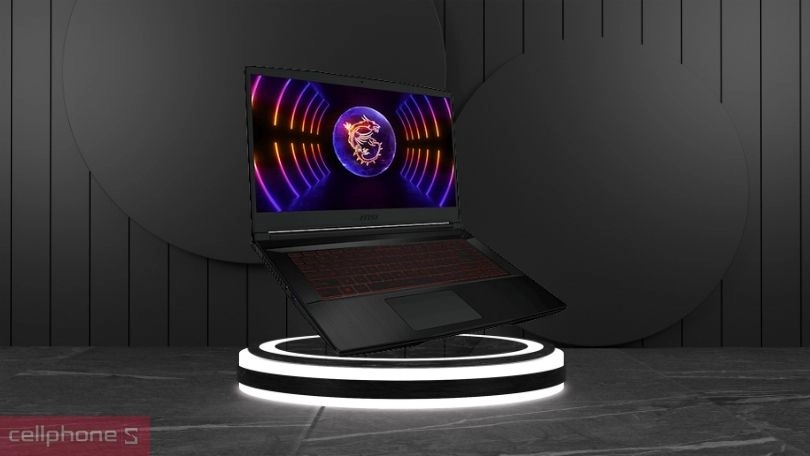 Thiết kế  laptop Gaming MSI GF63 12UCX-841VN