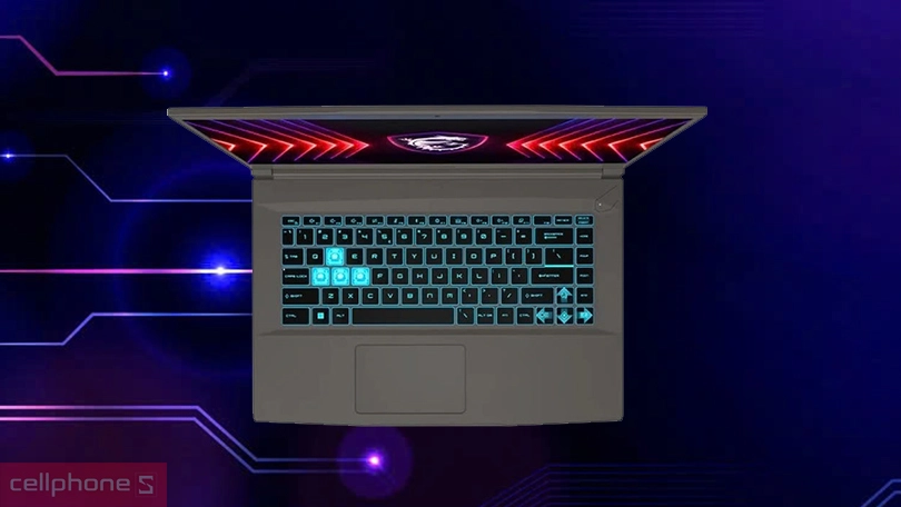 Màn hình, dung lượng pin của laptop MSI Gaming Thin 15 B12UC-1416VN 16GB