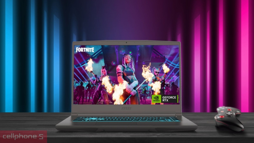 Hiệu năng xử lý đồ hoạ của laptop MSI Gaming Thin 15 B13UC-1411VN