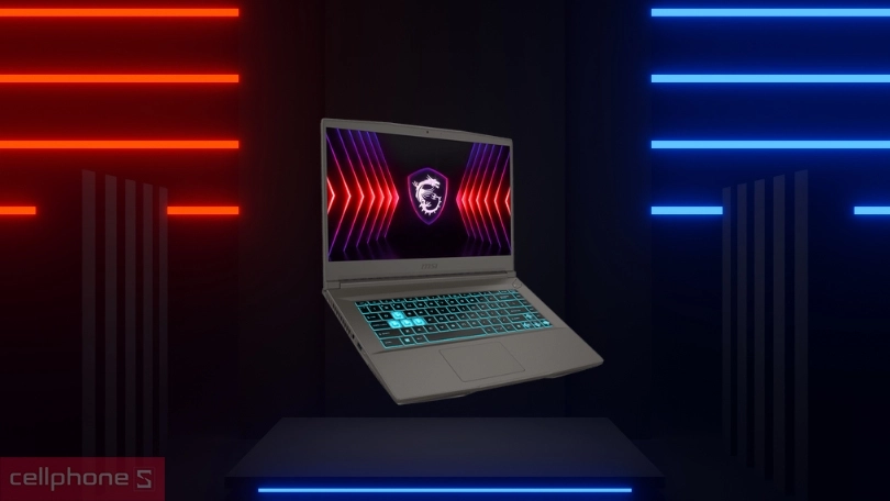 Thiết kế laptop MSI Gaming Thin A15 B7UCX-240VN