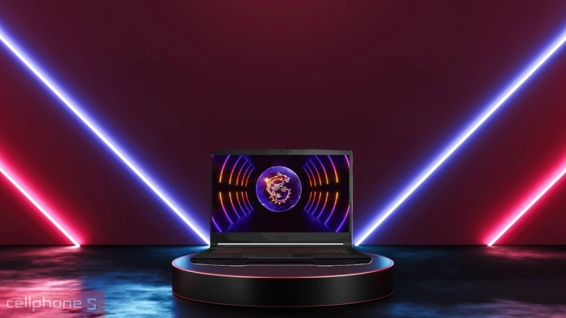 Thiết kế laptop MSI Gaming Thin GF63 12VE-454VN