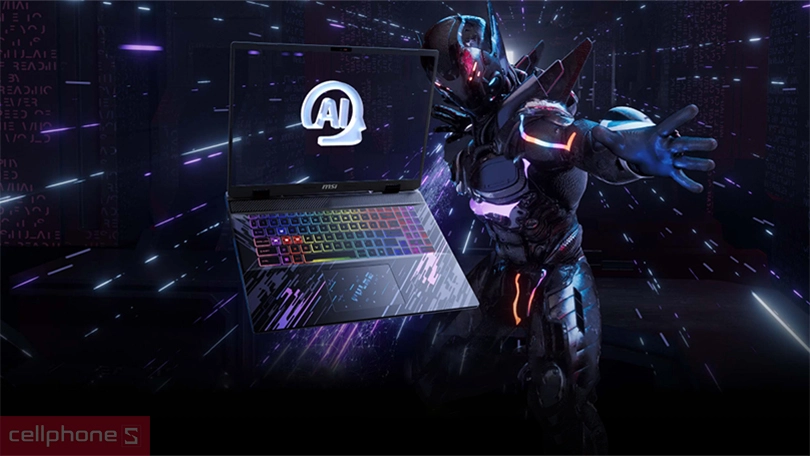 Kết nối laptop MSI Pulse 17 AI C1VGKG-017VN