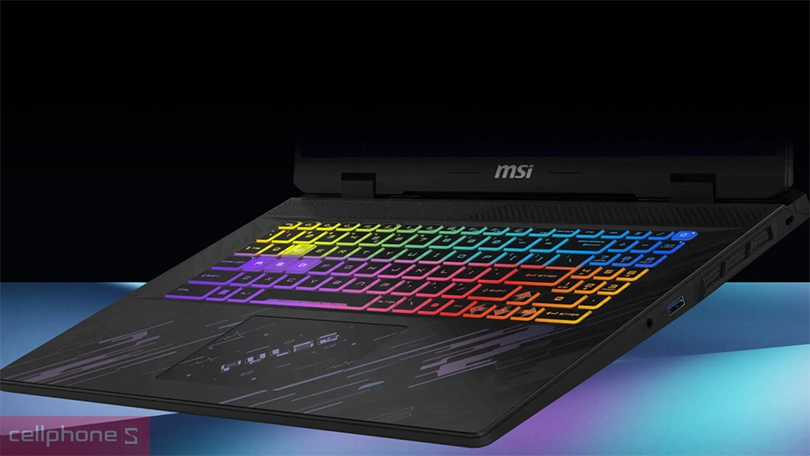Thiết kế laptop MSI Pulse 17 AI C1VGKG-017VN