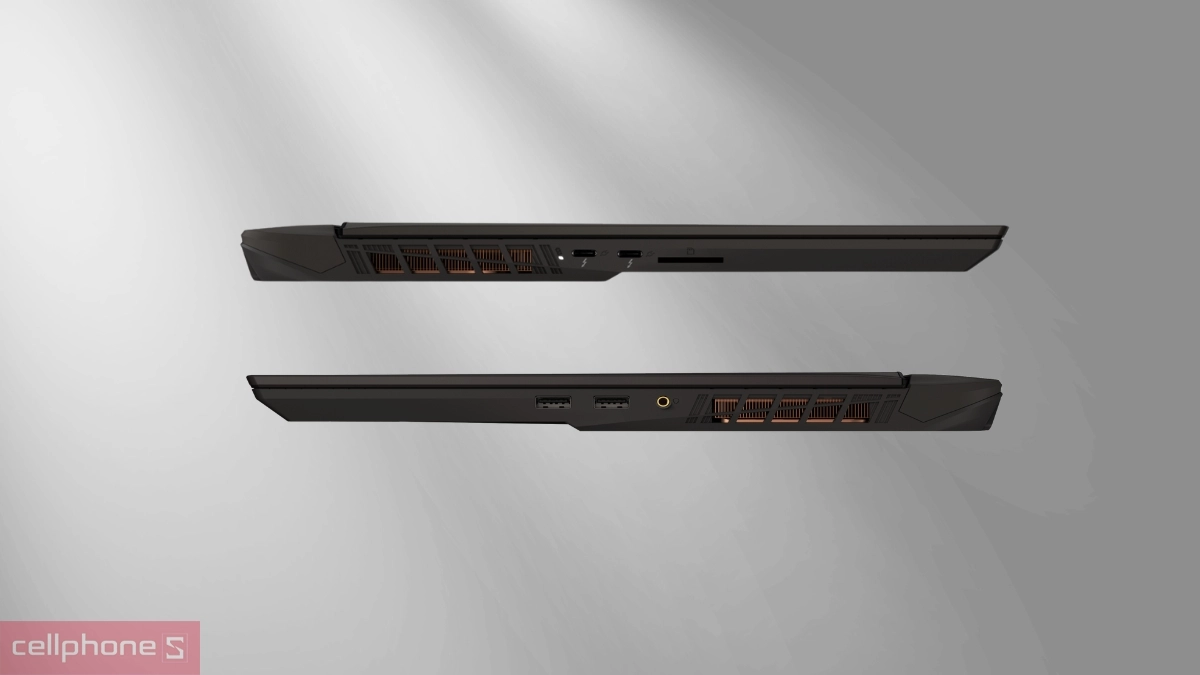 Pin, cổng kết nối của laptop MSI Vector A16 HX A8WHG-010VN