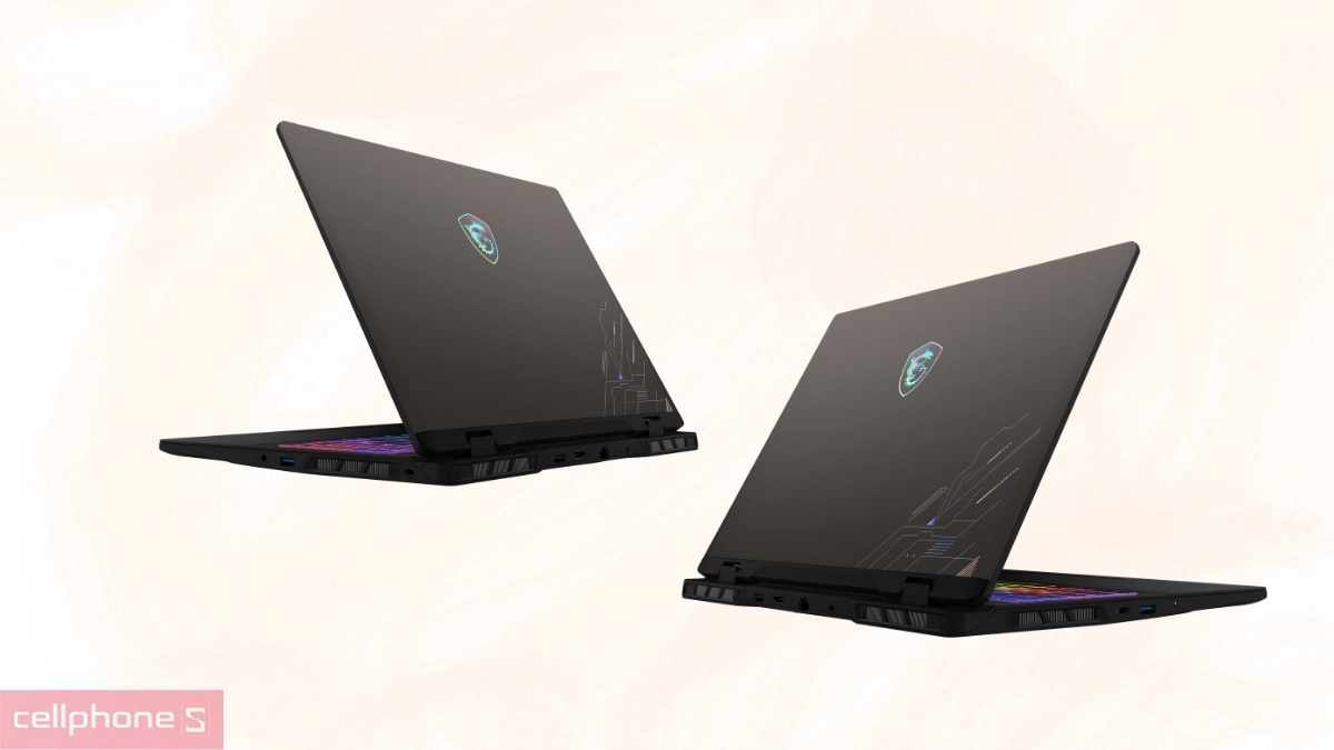 Dung lượng pin, cổng kết nối của laptop MSI Crosshair 16 HX AI D2XWFKG-035VN