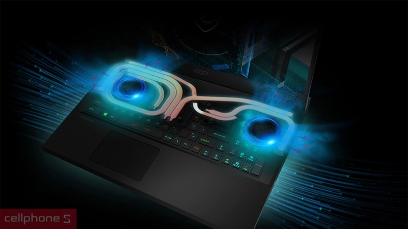 Công nghệ tản nhiệt, làm mát vượt trội trên chiếc MSI Gaming