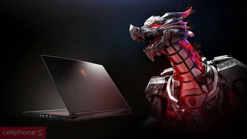 Thiết kế laptop MSI mạnh mẽ Laptop MSI thiết kế mạnh mẽ, cá tính