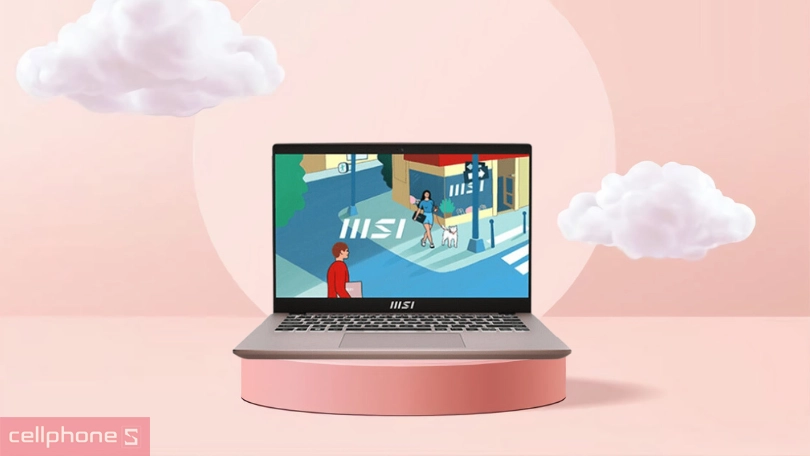 Đánh giá laptop MSI MODERN 14 C13M-610VN - Mỏng nhẹ, sang trọng