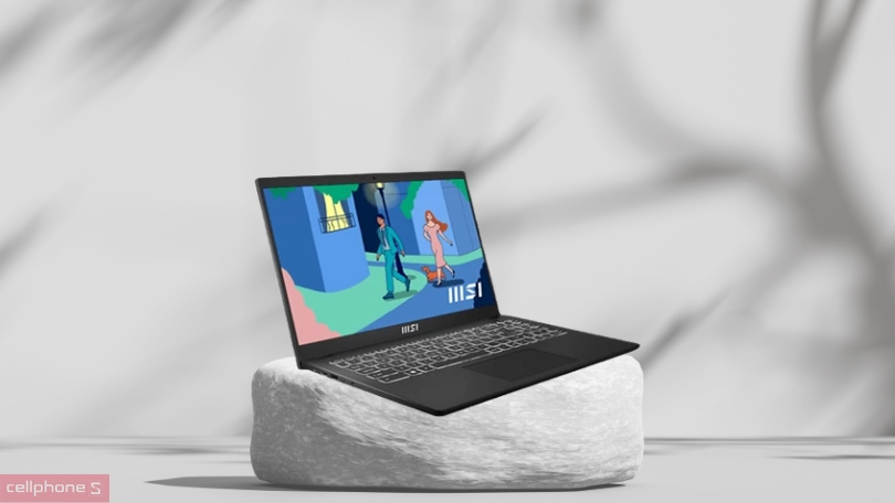 Laptop MSI Modern 15 B12MO-628VN - Ngoại hình tối giản, sang trọng