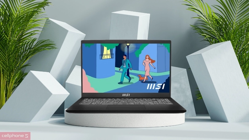 Laptop MSI Modern 15 B12MO-628VN - Ngoại hình tối giản, sang trọng