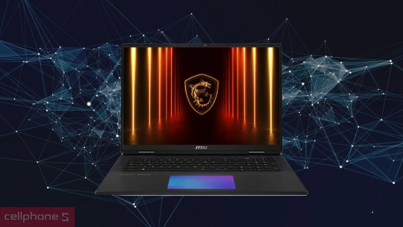Cấu hình laptop MSI Titan 18 HX AI A2XWJG-622VN