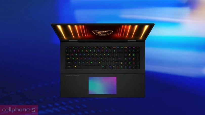 Thiết kế laptop MSI Titan 18 HX AI A2XWJG-622VN