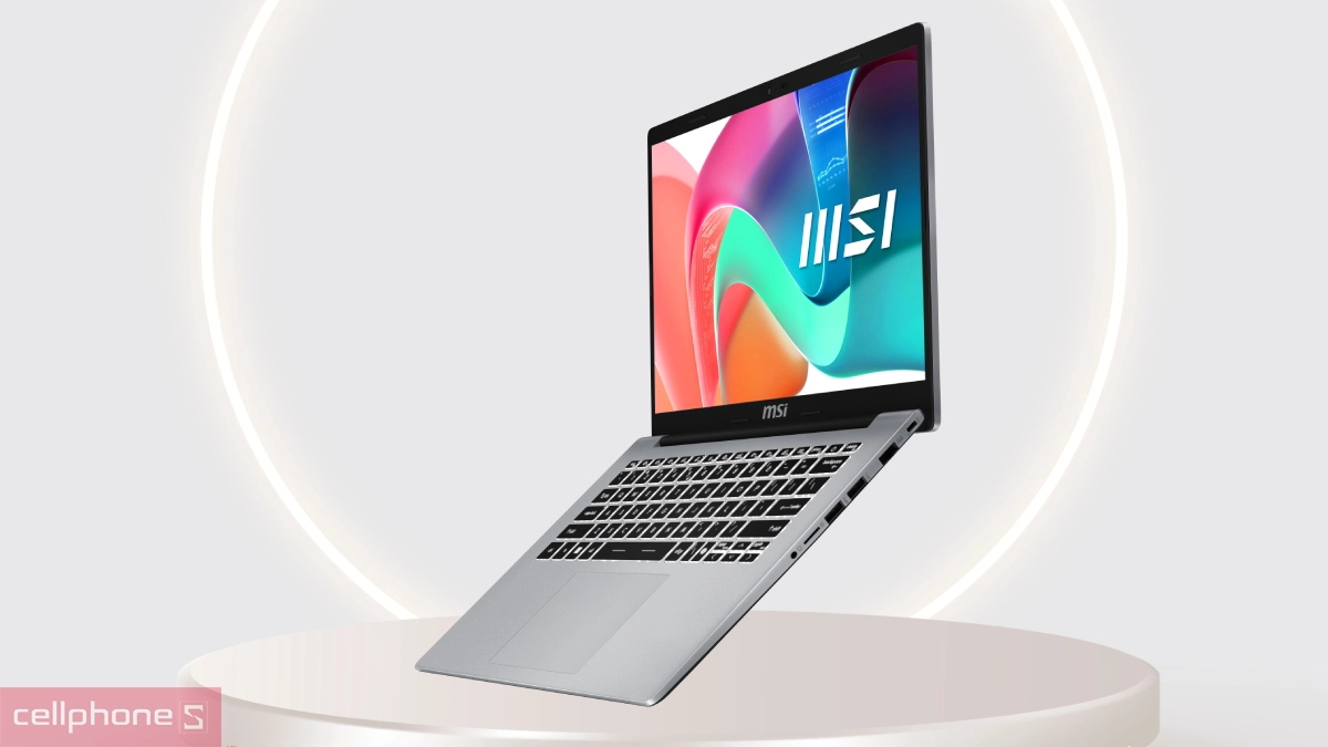 Hiệu năng xử lý ổn định của laptop MSI Modern 14 F13MG