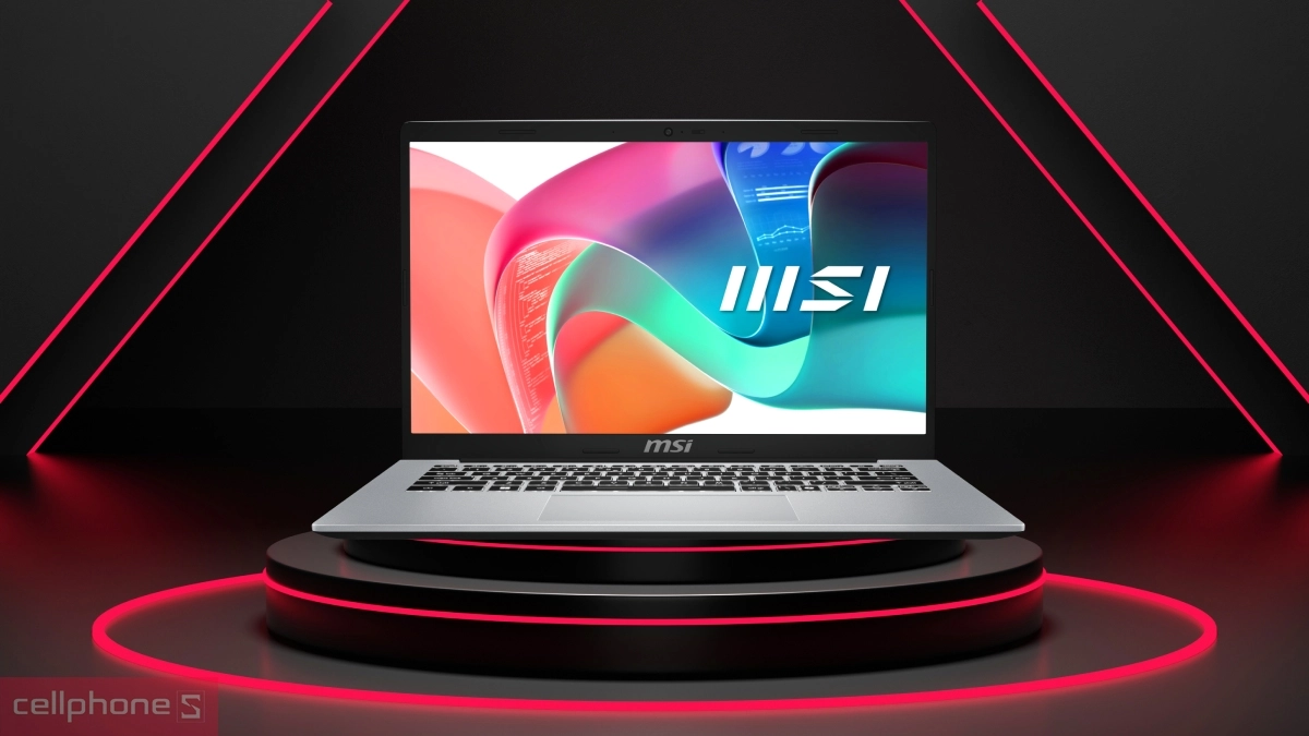 Màn hình, chất lượng hiển thị của laptop MSI Modern 14 F13MG