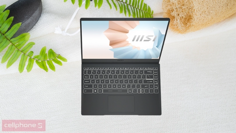 Thiết kế  laptop MSI Modern 14 B11MOU-1065VN