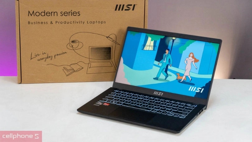 Cấu hình laptop MSI Modern 14 C7M 221VN