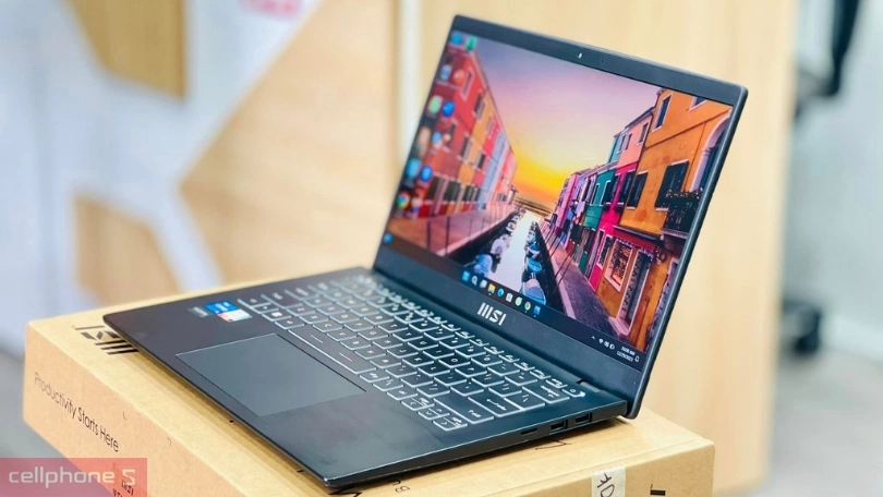Thiết kế laptop MSI Modern 14 C7M 221VN