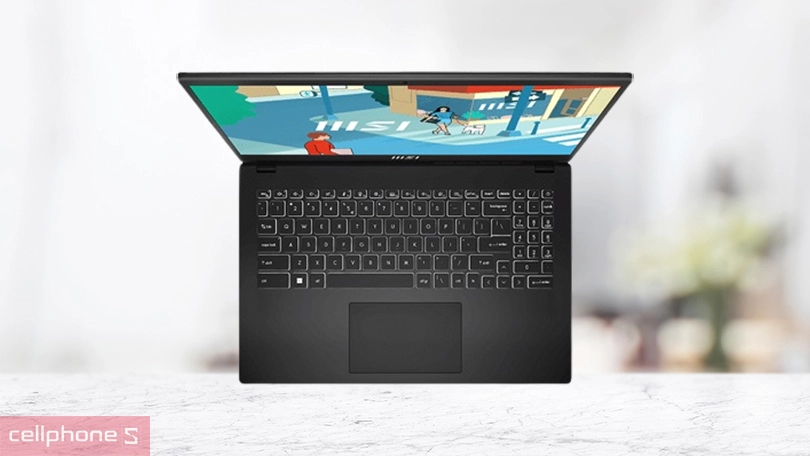 Thiết kế laptop MSI Modern 15 B7M-098VN