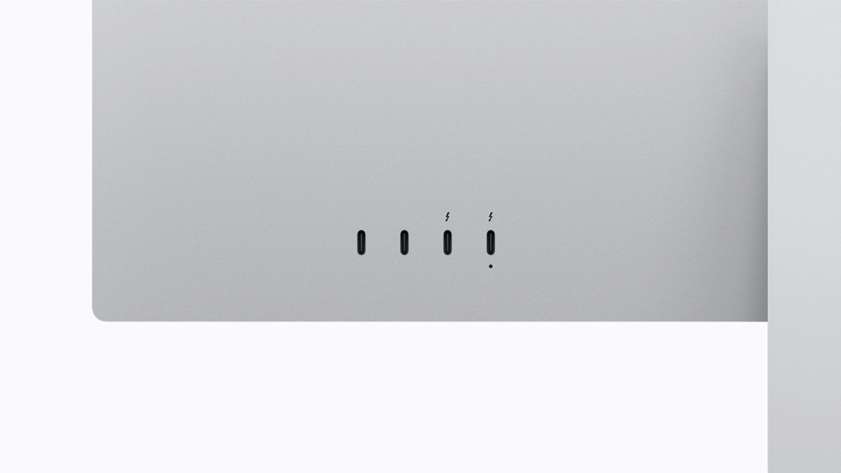Hệ thống cổng kết nối Apple Studio Display 27 5K 2026