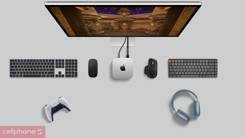 Mac Mini M4 10CPU 10GPU 32GB 1TB lưu trữ thả ga, đa nhiệm vượt trội