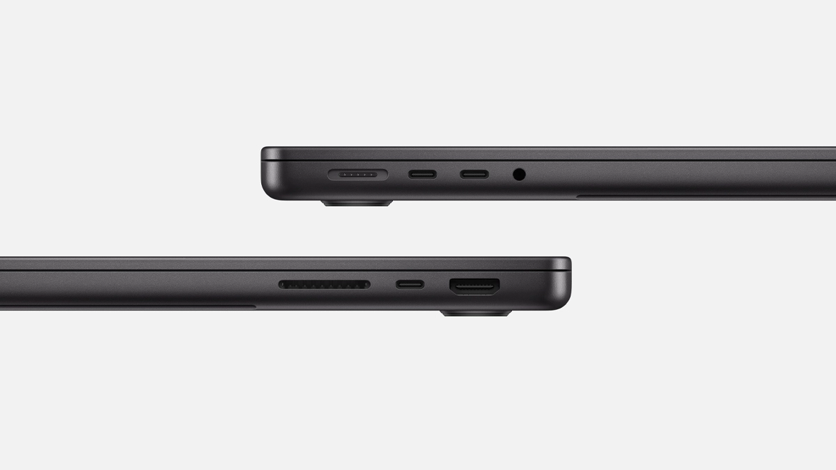 Cổng kết nối MacBook Pro 14 M5 10 CPU 10 GPU 16GB 512GB Nano