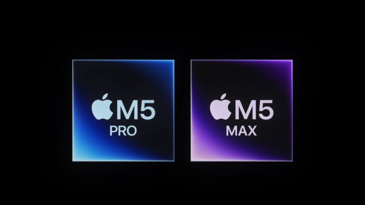 Chip M5 Pro và M5 Max trên MacBook Pro PROLED XDR tăng tốc đồ họa và tác vụ AI