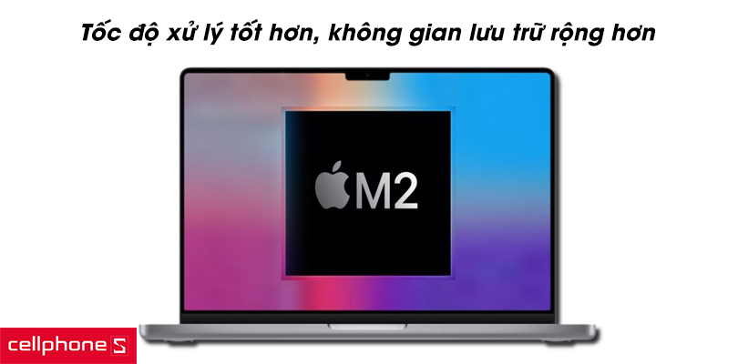 Tốc độ xử lý tốt hơn, không gian lưu trữ rộng hơn