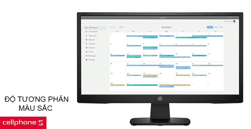 Dựa trên độ tương phản, độ sáng, màu sắc