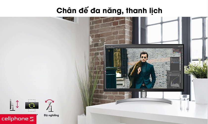 chân đế đa năng, thanh lịch