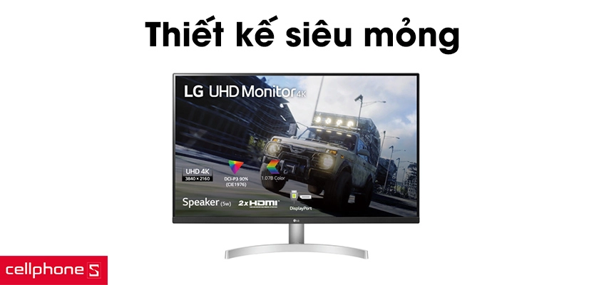 Thiết kế siêu mỏng, hình ảnh và âm thanh chân thực